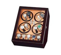 LXYST Automatic Box for Watches Storage 5 Rotation Mode Quiet Motor Wooden Case,B Watch Winder
