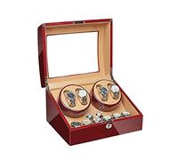 LXYST Automatic Box with Quiet Motor Rotation Modes Winding Jewelry Storage Display Case Suitable for Ladies and Men's Watches (4+6) Watch Winder