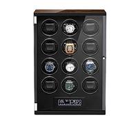 LXYST Automatic Box with Touch Panel and Display Screen Remote Control Adjustable Pillows Quiet Motor (White 12+0) Watch Winder