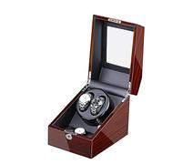 LXYST Automatic Case with Quiet Motor and 5 Rotation Modes Jewelry Box ed Or AC Adapter (D) Watch Winder