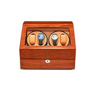 LXYST Automatic Case with Quiet Motors Rotation Modes ed Or AC Adapter Winding Jewelry Box (A 4+6) Watch Winder