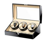 LXYST Automatic for Watches 7 Storage Wood Shell Piano Paint Exterior Silent Motor Fit Lady and Man Watches,C Watch Winder