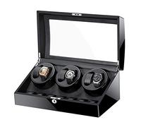 LXYST Automatic for Watches 7 Storage Wood Shell Piano Paint Exterior Silent Motor Fit Lady and Man Watches,C Watch Winder