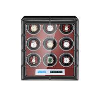 LXYST Automatic Quiet Rotation Models Cover-Open Auto Stop Function Motor with LED Light Right-Left Running Touch Display Self Winding (6+0) Watch Winder