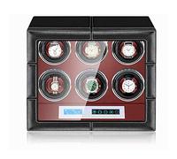 LXYST Automatic Quiet Rotation Models Cover-Open Auto Stop Function Motor with LED Light Right-Left Running Touch Display Self Winding (6+0) Watch Winder