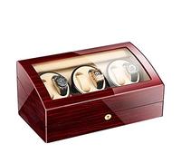 LXYST Automatic Rotate 6+7 Storages Case,Leather Self-Winding Mechanical Box with Quiet Motor,5 Adjustable Modes (C) Watch Winder