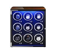 LXYST Automatic Storage Dispaly Case Quiet Motor 5 Rotation Modes with Colorful Lights for Most Wrist Watches (C) Watch Winder
