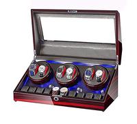 LXYST Automatic Storage Display Box Case with Extremely Silent Motor 5 Rotation Mode Settings Suitable for Most Wrist Watches Self Winding (E) Watch Winder