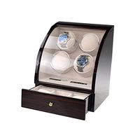 LXYST Automatic Winder,Quad Shaker Mechanical Box, Advanced Control and Quiet Motor, LCD Digital Touch Display, 3 Jewelr Watch Winder
