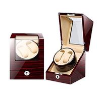 LXYST Automatic Wooden for Rotating and Storage bit Display Case 5 Rotation Modes Shaker Box Watch Winder