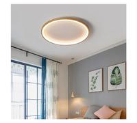 LXYST Bedroom Living Room Wooden Ceiling Lights Interior Home Decor Study Kitchen Loft Smart Pendant Ring Light Fixture,s,40 7 m