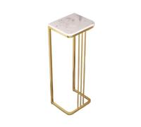 LXYST Bonsai Stands Light Luxury New Chinese Style Iron Rack Living Room Rock Slab Flower Several Display Table Ornament Base(Small)