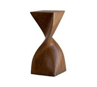 LXYST Bonsai Stands Originality Vintage Style Wood Plant Display Stand, Living Room Side Table Decorative Rack Ornament Base(Small)