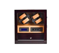 LXYST Box for Automatic Watches 5 Storage, Touch Screen, Blue LEd Light, Extremely Silent Motor (B) Watch Winder