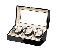 LXYST Box for Automatic Watches 7 Storage Quiet Motor Wood Shell Piano Paint Exterior Large Capacity (C) Watch Winder