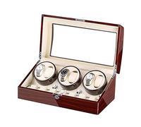 LXYST Box for Automatic Watches 7 Storage Quiet Motor Wood Shell Piano Paint Exterior Large Capacity (C) Watch Winder