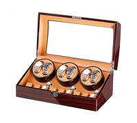 LXYST Box for Automatic Watches 7 Storage Quiet Motor Wood Shell Piano Paint Exterior Large Capacity (C) Watch Winder