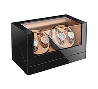 LXYST Box for Automatic Wooden Piano Finish Quiet Motor 4 Rotation Mode Setting Fit Lady Man Watches (F) Watch Winder