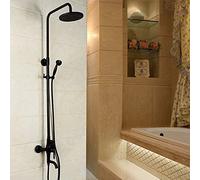 LXYST Bronze Set, All Copper European Style Antique Black Shower Can Be Lifted, Bowling Twistquality Assurance of and Classic Retro Home