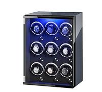 LXYST Case with Colorful Lights Quiet Motor 5 Rotation Modes Multi Jewelry Storage Fit Lady and Man Automatic Watches Watch Winder