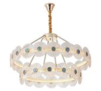 LXYST Ceiling Pendant Lamp Glass Light Fixture LED Hanging Lamps Decoration Home Decor Compatible with Living Room,