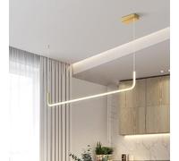 LXYST Chandelier, Dimmable Light, 2 Lights Pendant for Kitchen Island, Adjustable Height Chandelier(Size:150cm,Color:B)(Color:B,Size:90cm)