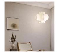 LXYST Chandelier for Living Room and Bedroom Decoration with White Fabric Shade(E-68CM)