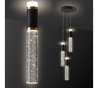 LXYST Chandelier Hanging Light Fixtures Adjustable Led Pendant Ceiling Fixture for Kitchen, Island,Dining Room,Bedroom