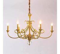LXYST Chandelier Pendant 55Cm,Wide Copper Retro ,Post,Model Designer and - Atmosphere Bedroom Ceiling Chandelier,Hanging Light