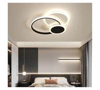 LXYST Chandeliers, Bedroom Lamp Black White Study Children's Ceiling Chandelier Home Decor Living Room Lights(3 Color,A 52CM)