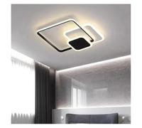 LXYST Chandeliers, Bedroom Lamp Black White Study Children's Ceiling Chandelier Home Decor Living Room Lights(3 Color,C 42CM)