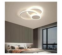 LXYST Chandeliers, Bedroom Lamp Black White Study Children's Ceiling Chandelier Home Decor Living Room Lights(RC Dimmable,B 42CM)