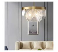 LXYST Chandeliers, Bubble Light Luxury Chandelier Living Dining Room Bedroom Creative Glass Lamps(D60xH50cm)