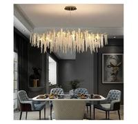 LXYST Chandeliers, Chandelier Art Creative Branch for Living Room Hall Restaurant Luminaires Crystal Home Decoration (L180x W50 x H40cm)