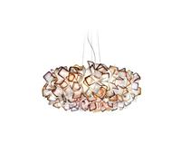 LXYST Chandeliers, Hanging Ceiling Lamp for Living Room Petal Pendant Chandelier Bedroom Restaurant Indoor Lights(D78CM,B-ograne)