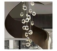 LXYST Chandeliers, Home Decoration Crystal Chandelier, Stair Lamp, Living Room Pendant Lights, Interior (18 Heads)