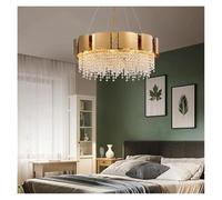 LXYST Chandeliers, Home Decoration Lights, Luxury Crystal Living Room Chandelier, Bedroom Pendant Lamp, Ceiling Light, Indoor (RC Remote dimming,C Diameter 60cm)