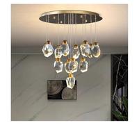 LXYST Chandeliers, Home DecorationPendant Lights, Luxury Crystal Living Chandelier, Dining Room Pendant Lamp, Ceiling Light, Indoor (App with RC Dimmable,A 15 Heads)