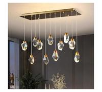 LXYST Chandeliers, Home DecorationPendant Lights, Luxury Crystal Living Chandelier, Dining Room Pendant Lamp, Ceiling Light, Indoor (App with RC Dimmable,B 11 Heads)