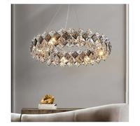 LXYST Chandeliers, Light Luxury Crystal Postmodern Living Dining Room Chandelier Creative Personality Designer Model Room(D80cm)