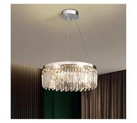 LXYST Chandeliers, Minimalist Luxury Living Crystal Villa Chandelier Dining Room Pendant (50cm)