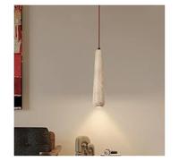 LXYST Chandeliers, Natural Stone Art Pendant Lamp V-intage Hanging Chandelier Bedroom Bedside Retro Lights Decoration Home Fixtures