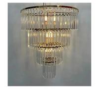 LXYST Chandeliers, Post- Ice Wedding Celebration Crystal Chandelier Luxury Creative Hotel Living Room Restaurant Lamps(4 Layers)