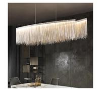 LXYST Chandeliers, Postmodern High-End Art Chandelier Creative Living Light Luxury Designer Tassel Dining Room Bedroom Lamp(L100xH30cm)