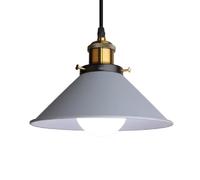 LXYST Classic Industrial Pendant Light - Vintage Metal Chandelier with Hardware Shade for Dining Room, Bedroom, Balcony, Kitchen, and Bar (Pink)