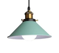 LXYST Classic Industrial Pendant Light - Vintage Metal Chandelier with Hardware Shade for Dining Room, Bedroom, Balcony, Kitchen, and Bar (Pink)