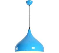 LXYST Color Pendant Light Single Head - Chandelier Personalized Fashion Industrial Chandeliers, Chandelier(BLU,15.7in*11.0in)