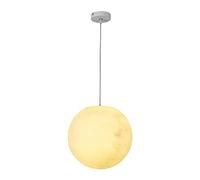 LXYST Creative Waterproof Chandelier Resin Pendant Light for Outdoor Veranda Garden Patio Farmhouse - Stylish Ceiling Hanging Lamp with Planet Moon Shade