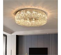 LXYST Crystal Chandeliers Gold Chandelier Lamp Living Room Decor Suspension, LED Chandelier,Ceiling Lighting (Glod Dia8