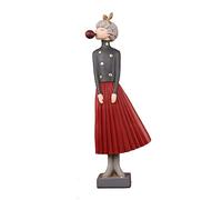 LXYST Décor Resin Bubble Female Sculpture Decoration Handmade Figure Statue Ornament Home Living Room Study Wine Cabinet Desk Decor Ornaments Art Decorative (Color : A)